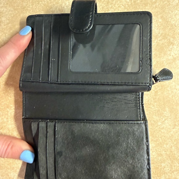 Coach Black and Dark Gray Signature Wallet - Picture 4 of 6